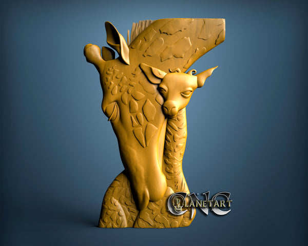 Giraffe, 3D STL Model 15079
