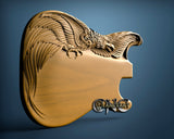 Eagle Guitar Case, 3D STL Model 15099