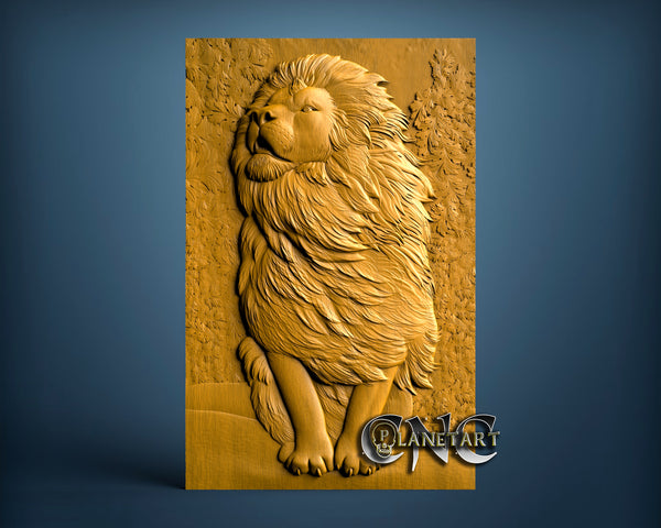 Lion, 3D STL Model 15100