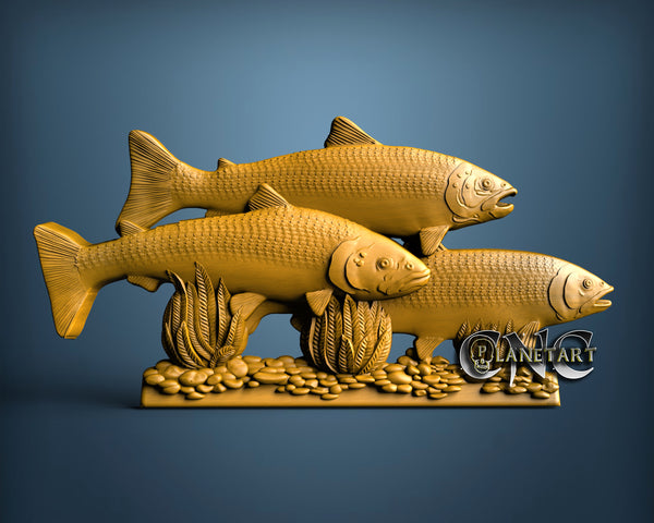 Salmons, 3D STL Model 15105