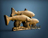 Salmons, 3D STL Model 15105
