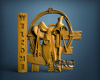 Western Welcome, 3D STL Model 15109
