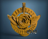 Hard Rock Sign, 3D STL Model 15114