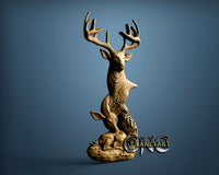 Deer Family, 3D STL Model 15133