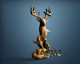 Deer Family, 3D STL Model 15133