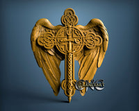 Cross & Wings, 3D STL Model 15137