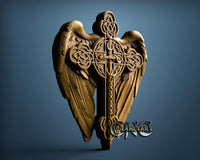 Cross & Wings, 3D STL Model 15137
