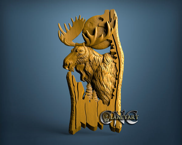 Elk, 3D STL Model 15140