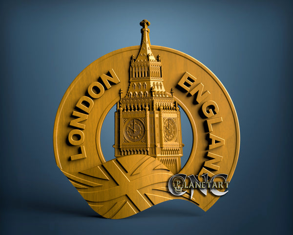 London, 3D STL Model 15142