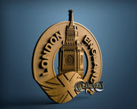 London, 3D STL Model 15142