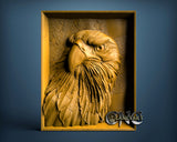 Eagle USA Flag, 3D STL Model 15144