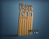 One Nation Under God, 3D STL Model 15148