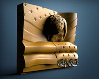 USA Eagle, 3D STL Model 15149