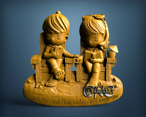 Love Little Couple, 3D STL Model 15153