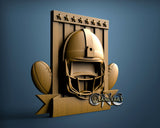 Rugby, 3D STL Model 15154