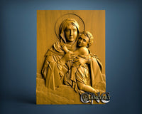 Virgin Mary, 3D STL Model 15173
