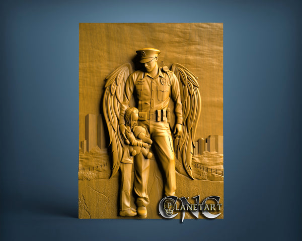 Defender Police Officer, 3D STL Model 15174