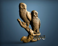 Owls, 3D STL Model 15176