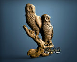 Owls, 3D STL Model 15176