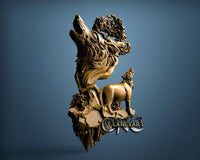 Wolfs, 3D STL Model 15177