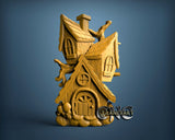 Fairy Bird House, 3D STL Model 15179