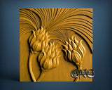 Flower Panels, 3D STL Model 15180