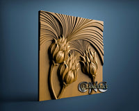 Flower Panels, 3D STL Model 15180