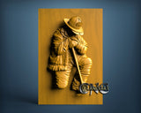 Fireman, 3D STL Model 15189