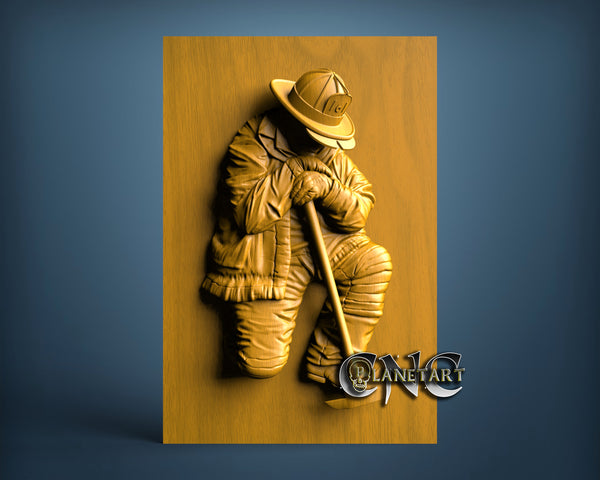 Fireman, 3D STL Model 15189