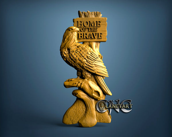 Home of the Brave, 3D STL Model 15194