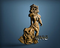 Tiki Girl,  3D STL Model 15204