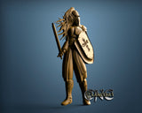 Armor of God Woman, 3D STL Model 15208