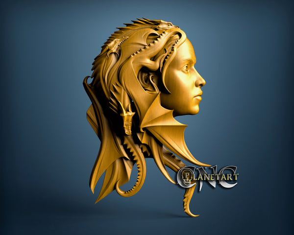Mother of Dragons, 3D STL Model 15209