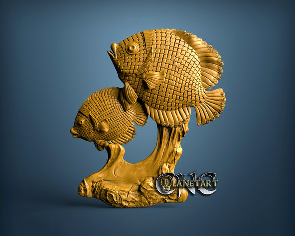 Fishes, 3D STL Model 15210