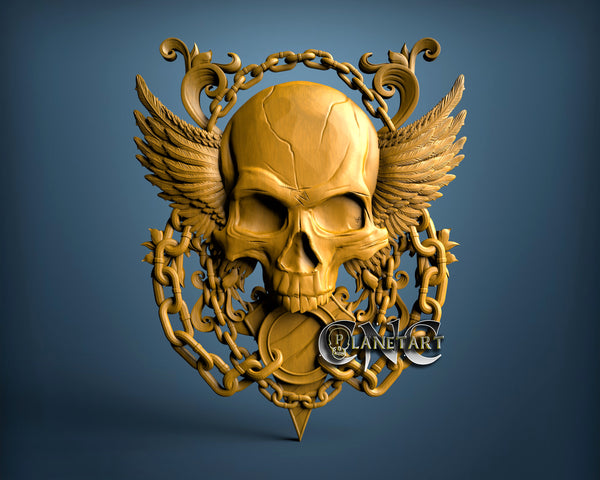 Skull, 3D STL Model 15215