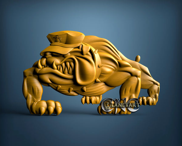 Dog War USA, 3D STL Model 15216