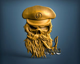 Sailor Skull, 3D STL Model 15217