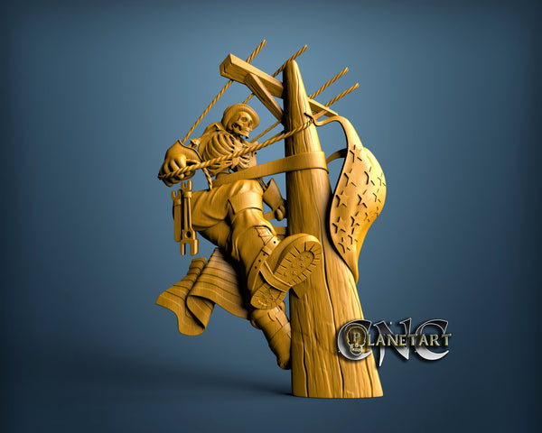 USA Lineman, 3D STL Model 15222