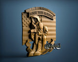 USA Soldier, 3D STL Model 15224