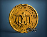 United States Merchant Marine, 3D STL Model 15225