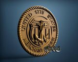 United States Merchant Marine, 3D STL Model 15225