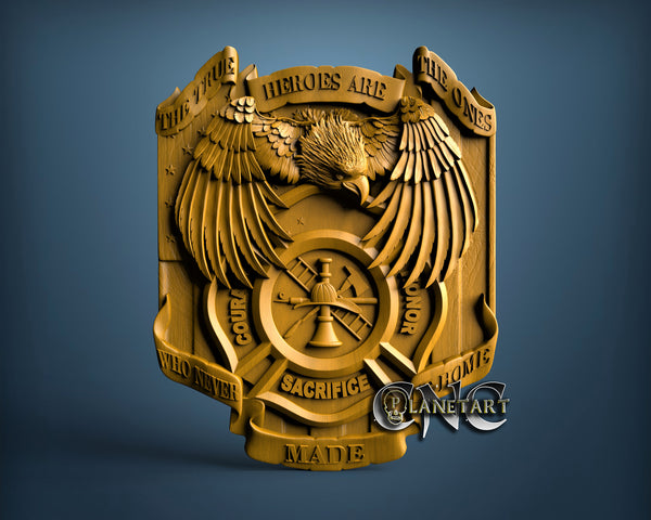 Firefighter, 3D STL Model 15227
