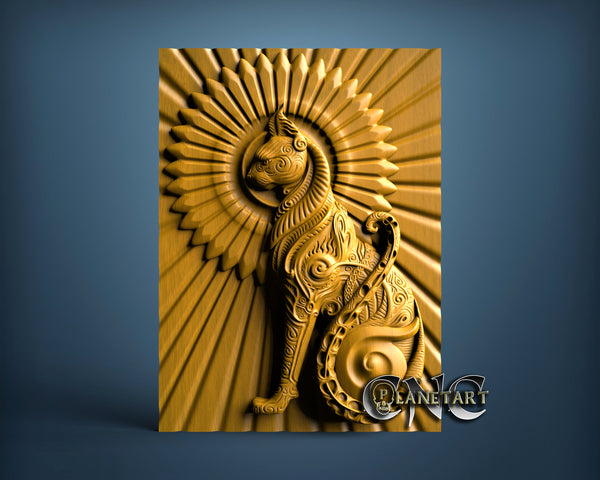 Cat, 3D STL Model 15231