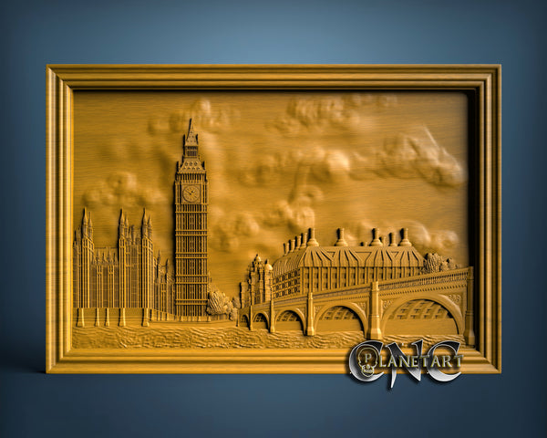 London, 3D STL Model 15237