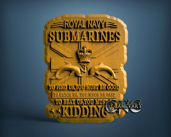 UK Royal Navy Submarines, 3D STL Model 15238