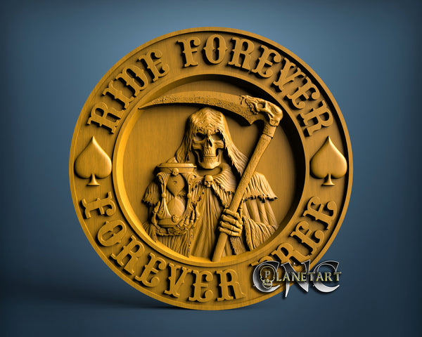 Ride Forever - Forever Free, 3D STL Model 15243