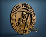 Ride Forever - Forever Free, 3D STL Model 15243