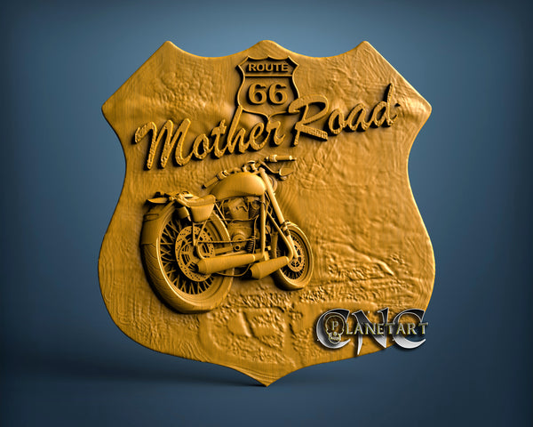 Route 66, 3D STL Model 15244