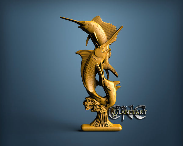 Merlin Fish, 3D STL Model 15246