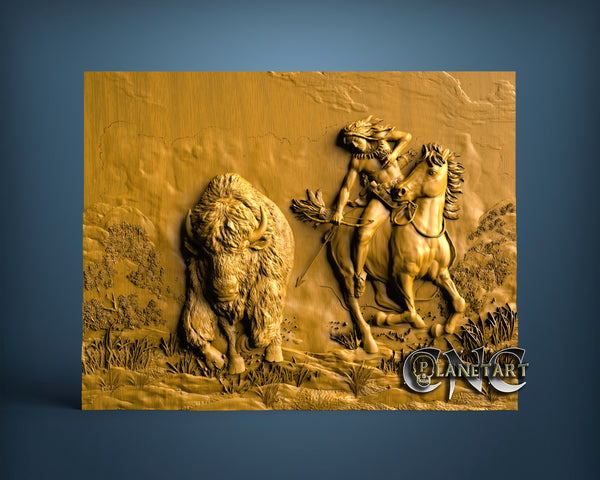 Buffalo, 3D STL Model 15250